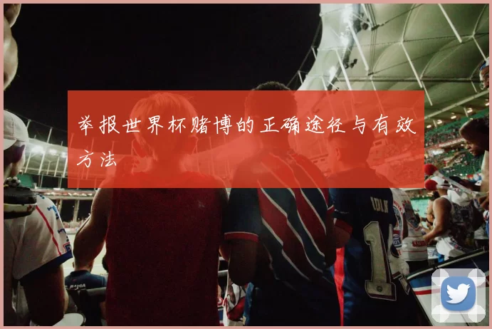举报世界杯赌博的正确途径与有效方法