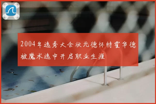 2004年选秀大会状元德怀特霍华德被魔术选中开启职业生涯
